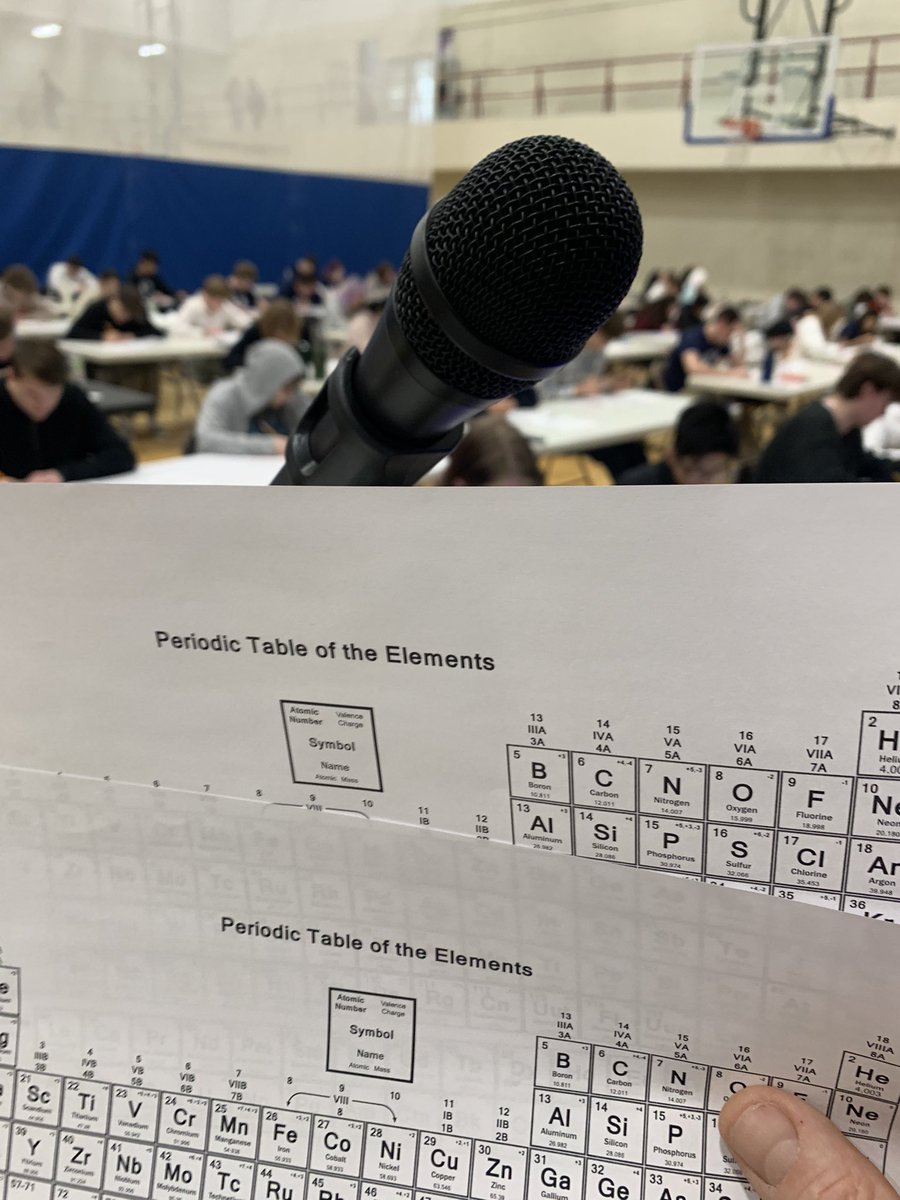 teachtyson's tweet photo. Academic Decathlon is where it’s at 
#twoperiodictablesandamicrophone 

https://t.co/CMqTzXDR3E https://t.co/2pxLl7kCKL