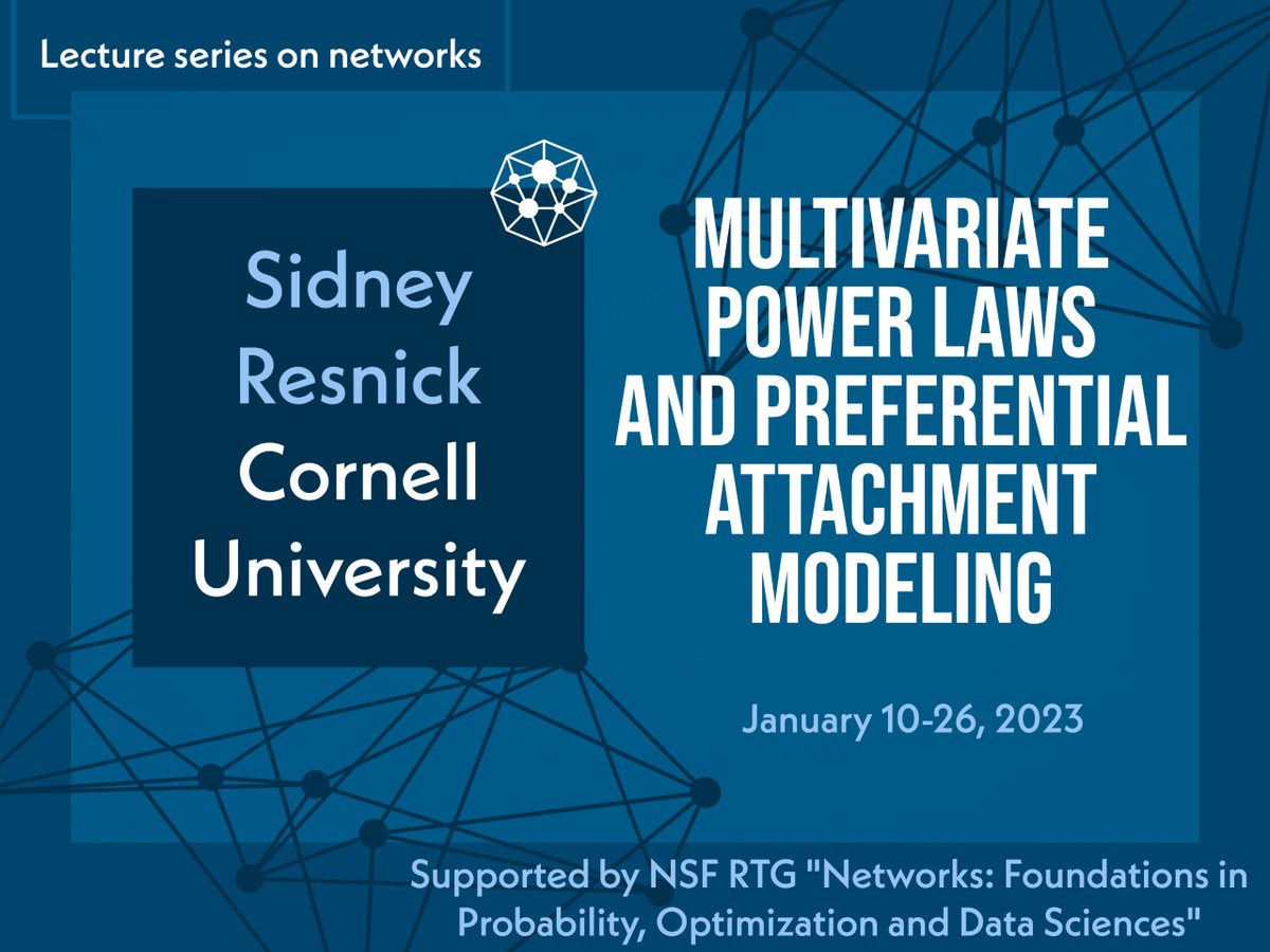 UNC Research Training Group on Networks tweet media
