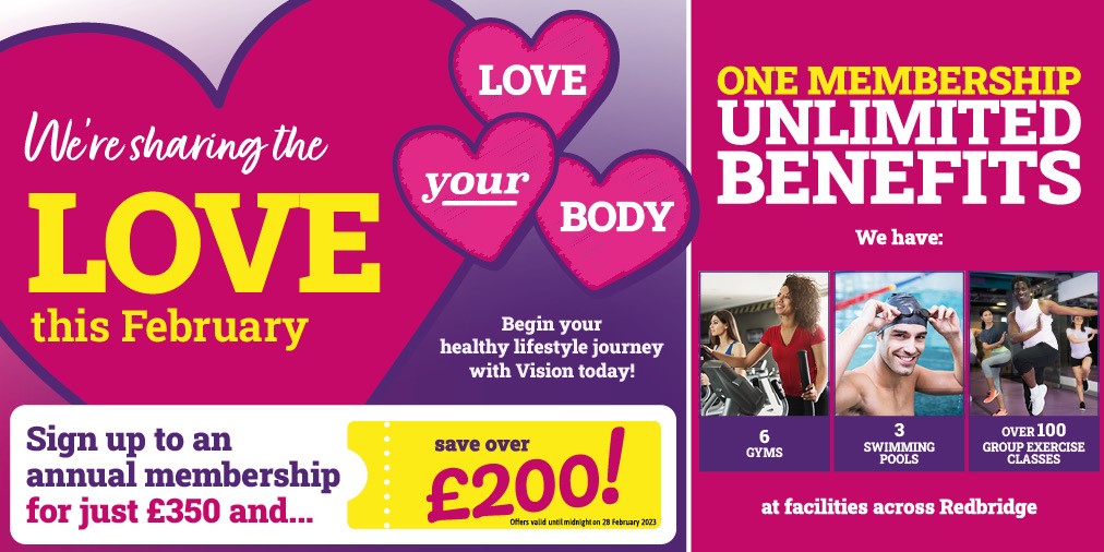 DoMoreRed's tweet photo. 💕 We're sharing the love this February 💕 

❤️ Sign up for our annual membership and save over £200 with our special offer this month! 

❤️ Get access to a range of leisure facilities, classes and more! 
 
➡️ Find out more about the #offer and sign up: https://t.co/U6B8WNDrvV https://t.co/zTHPsNEML2