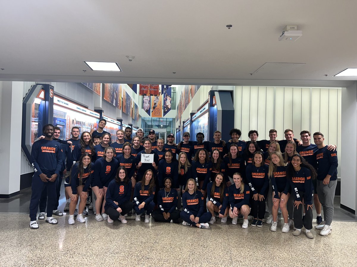 SyracuseSAE's tweet photo. We saw a record-breaking level of engagement from our student-athletes this past Fall. Excited to make more memories and experiences in 2023! #SAEngage https://t.co/fnqns2f92M