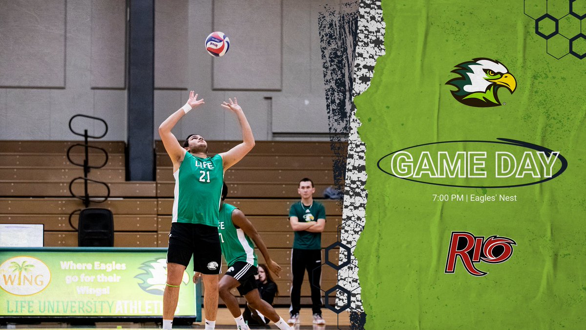 LifeUAthletics's tweet photo. SEASON OPENER!! 

Your @LifeUMensVB team begins its much anticipated 2023 season tonight!  First serve in the Eagles' Nest is set for 7 PM! 

📈: https://t.co/0lL3OxB0FV
📺: https://t.co/xOAwzN8YQ8 https://t.co/J4ox8HJIYT