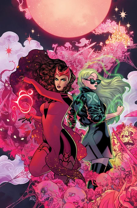 Process for the SCARLET WITCH #3 cover Final order cutoff is coming up for #3! Friendly reminder that the best way to support the series is to pre-order issues from a comic book store / add the series to your pull list. Thanks!Love doing the covers! (More on IG) 