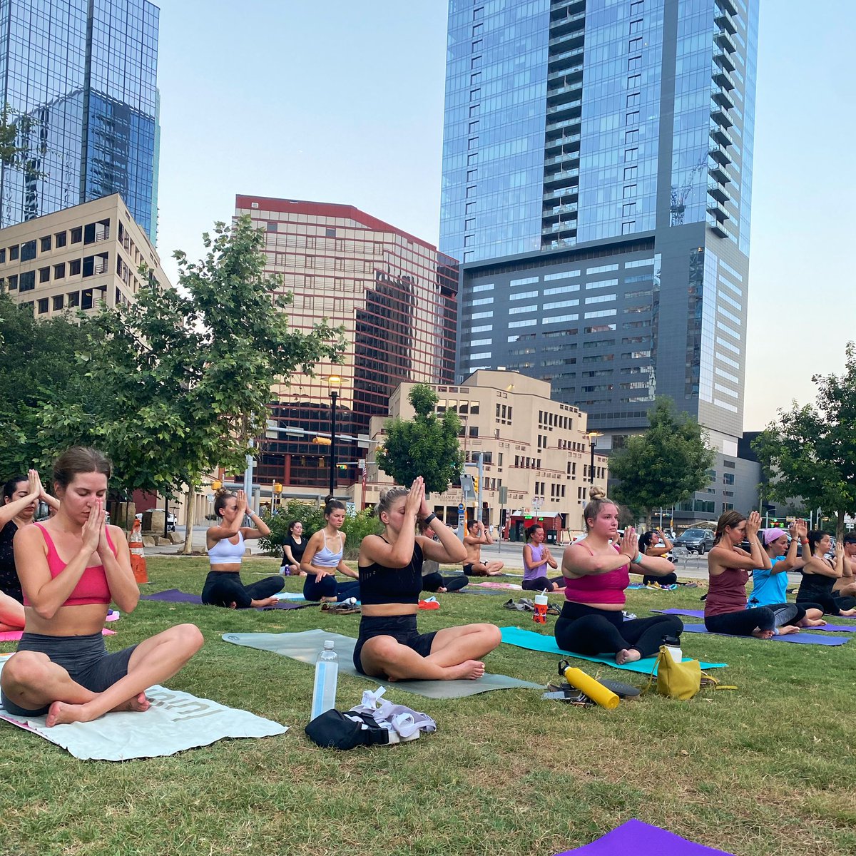 Yoga time! Join Swift Fit Events at Republic Square Saturday mornings at 11am