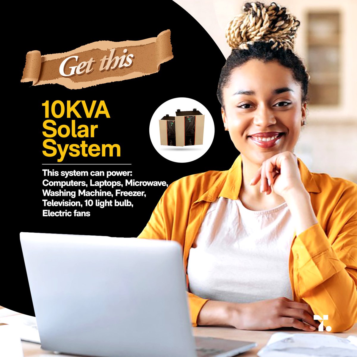 thetorchmarkgrp's tweet photo. Get this 10kva Solar System
Power TV, Air Condition, Microwave, washing machine,
Freezer, 10 light bulbs, Electric fan, Laptops, phones, speaker,
decoder, & blender.
Send us a DM or Call +2347062010187
#10kva #solarsolutions #solarpanels #Torchmark https://t.co/TexqwVcoYB