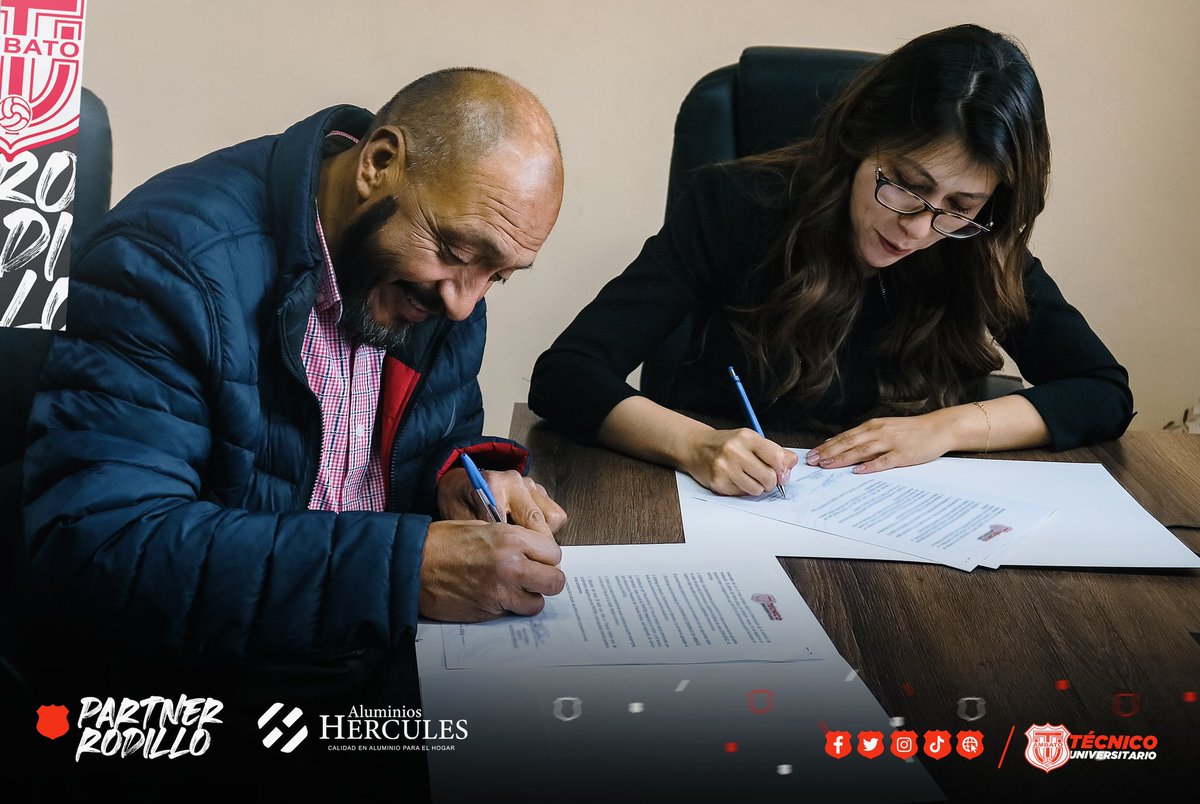 TecnicoUOficial's tweet photo. #PartnersRodillo
Aluminios Hércules es #Albirrojo 🔴⚪️
Por tercera temporada #AluminiosHercules es nuestro Sponsor oficial y forma parte de nuestro programa de patrocinio #PartnerRodillo2023.😎🇦🇹
Gracias por ser parte de la familia del #RodilloRojo. 🙌🏻
#TécnicoPresente https://t.co/mGtRnZtham