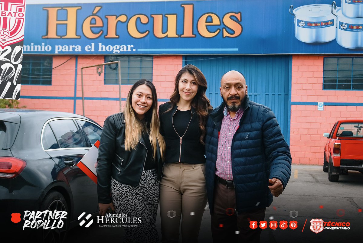 TecnicoUOficial's tweet photo. #PartnersRodillo
Aluminios Hércules es #Albirrojo 🔴⚪️
Por tercera temporada #AluminiosHercules es nuestro Sponsor oficial y forma parte de nuestro programa de patrocinio #PartnerRodillo2023.😎🇦🇹
Gracias por ser parte de la familia del #RodilloRojo. 🙌🏻
#TécnicoPresente https://t.co/mGtRnZtham