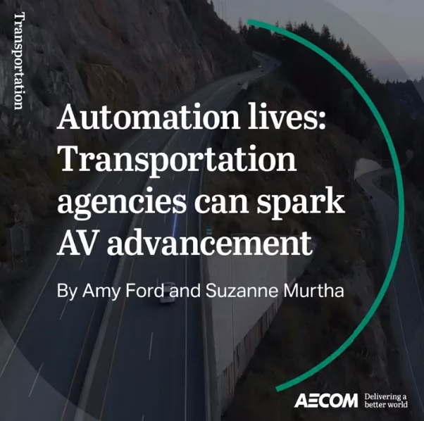 AECOMTransport's tweet photo. Can Infrastructure Owners and Operators &amp; the #AV industry work together to identify a set of minimal functional requirements for #automation? Find out:
https://t.co/ft7UEEpBkq
#Transportation #Mobility #Sustainability #EmergingTechnologies #innovation https://t.co/Ru6p03tQ1H