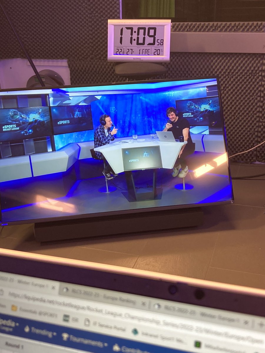 Bisschen #RLCS mit dem #Junghengst <a href="/m__engelbrecht/">Marc Engelbrecht</a> für <a href="/SPORT1eSports/">sport1 ESPORTS & GAMING</a> casten.