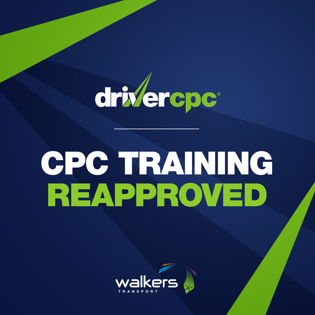We are delighted to have recently gained re-approval for our driver CPC training centre, meaning we can continue to deliver in-house training until November 2027!  One of the many benefits of working for Walkers is that we provide all our drivers with CPC training free of charge!