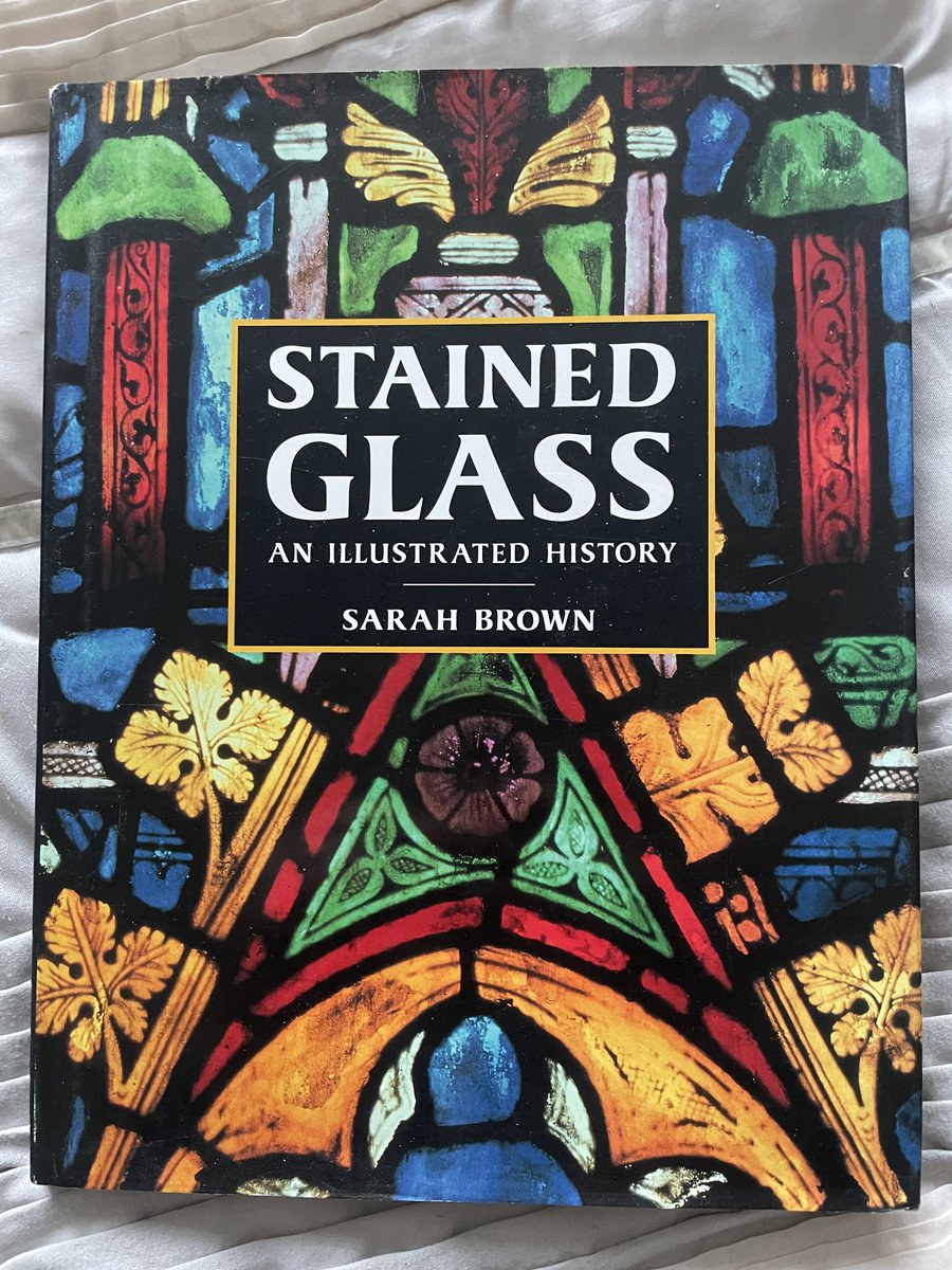 Another purchase from the local charity shop. 'Stained Glass: An Illustrated History', by Sarah Brown. HB 176pp, published 1994.  £1.99
#bookcavalcade #stainedglass