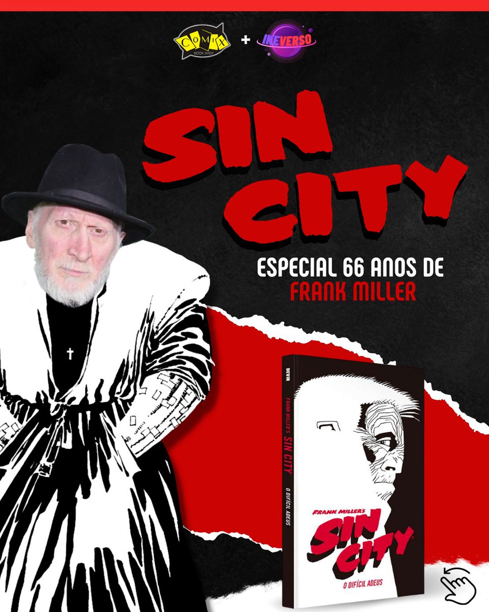 comicsempromo's tweet photo. 🎉🎈 Vem ver o post especial sobre os 66 anos de Frank Miller, em parceria com o Ikeverso: https://t.co/tlcVFK98ST https://t.co/zPlUBihvHZ