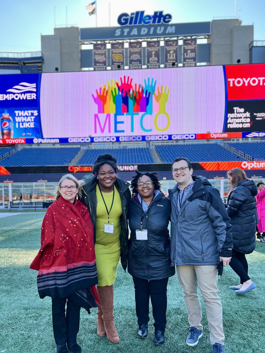 mljk525's tweet photo. Great day for our Swampscott team at the METCO Leadership Retreat at Gillette Stadium… a big thank you to Milly Arbaje-Thomas, President and CEO of METCO for bringing districts together. https://t.co/t4Ev92QSVZ