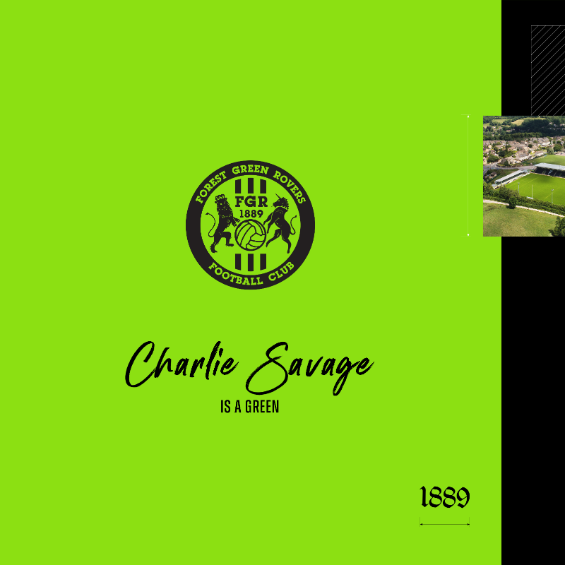 FGRFC_Official's tweet photo. We are delighted to announce the signing of midfielder Charlie Savage on loan from @ManUtd until the end of the season📝

#WeAreFGR💚