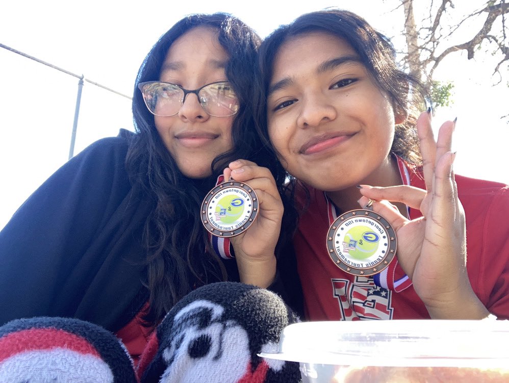 EVHStennis's tweet photo. Freshman and JV in action for the annual GISD spring opens. Congrats to Leslie 🏅Regina 🏅 and Kristen🏅 winning consolation! https://t.co/6u4d6Dl1uB