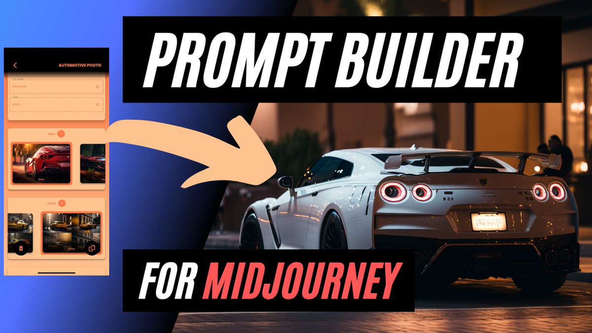 IvanSD76's tweet photo. 🚨 Nuevo video en YouTube 🚨

Presentación de mi última aplicación #nocode creada con #flutterflow 

"Prompt Builder for #midjourney 

👇Link en el siguiente tweet 👇 https://t.co/tyMSh2Equh