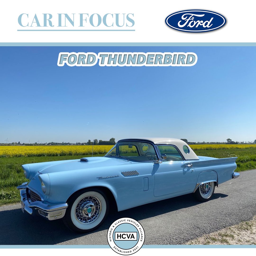Car in Focus: Ford Thunderbird
A car that spans 11 generations &amp; entered production in 1955.

Follow the HCVA for more.

#classiccars #classiccar #hcva #automotive #classiccarsdaily #classiccarnews #ford #classicford #americancars #americancar #fordthunderbird