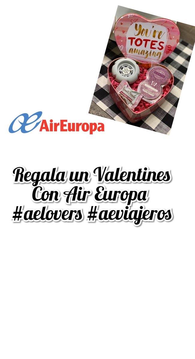 Regala un Valentines Travel con @AirEuropa , Be yours Be #aelovers  & #aeviajeros....💋💋💕💕💗💗💗