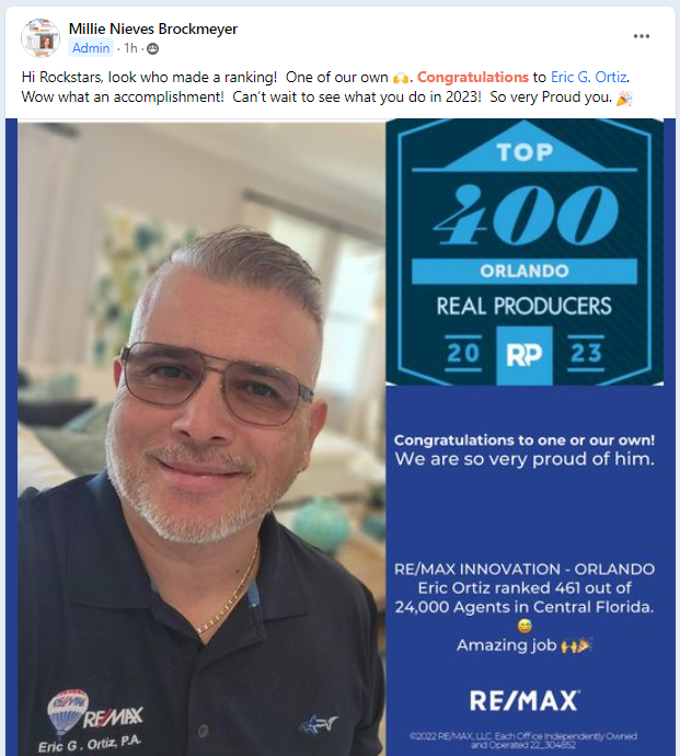 RemaxAgentFL's tweet photo. I want to thank you, all my clients, for trusting us for over 20 years...This award is yours and only yours!! 🥹
#ServingTheBestClientsInTheWorld #RemaxInnovation #Remax #ThankYou #Buyers #Sellers #Investors #LoveMyClients https://t.co/NRf5tLsI8H