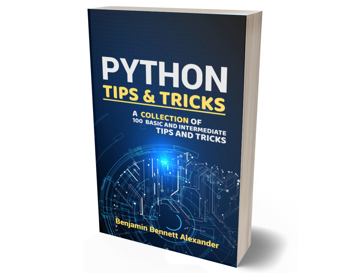 Python Book; ❗️Learning Python? Did you get a copy of Python Tips and Tricks? I am giving away FREE copies of the book NOW. If you are interested: 1. Like 2. Retweet 3. Comment that you need a copy, and even better, DM me after these three steps.