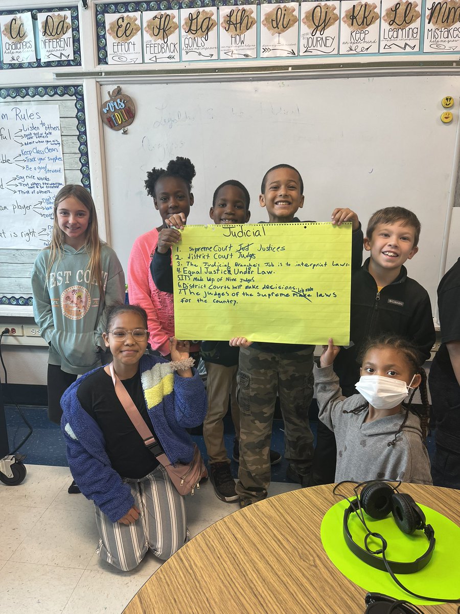 Medlin_3rdGrade's tweet photo. Learning about the Branches of Government! (And how hard it can be to work together!!). #USA #UnitedWeStand #DividedWeFall #ThirdGrade https://t.co/uYs23T7peS
