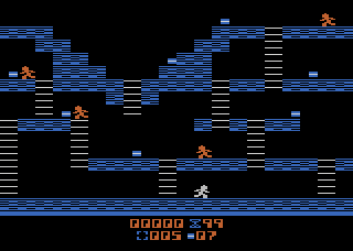 AtariAge's tweet photo. The classic puzzle platformer Lode Runner is now available on the #Atari2600! This remarkable port of the original by Dionoid Game Studios features all 150 levels and beautiful artwork by David Exton. Officially licensed from @TozaiGames. Now available at https://t.co/4rpiLa5UvG https://t.co/x4cM7Yvyrf
