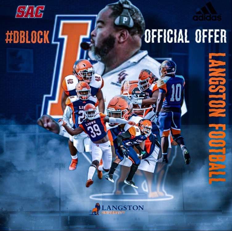 #AGTG I am blessed to receive an offer from Langston University! 🟠🔵
🦁 <a href="/Coach_Griffin32/">Kevin Griffin</a> @THillMuskogeeFB <a href="/TheCoachJoShow/">Prentice</a> <a href="/peteypeteradio/">Coach Richardson</a> <a href="/MuskogeeA/">Muskogee Athletics</a>