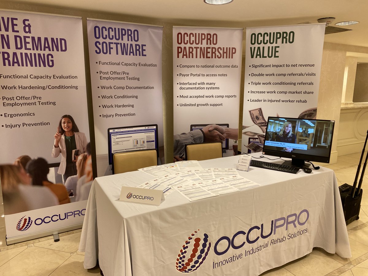 OccuProLLC's tweet photo. There's no better way to kick off the new year than to sponsor and exhibit the 16th Annual #GrahamSessions! Please drop by to see why #workerscomp owners choose OccuPro to take their programs to the next level! https://t.co/5RCun3tcOw