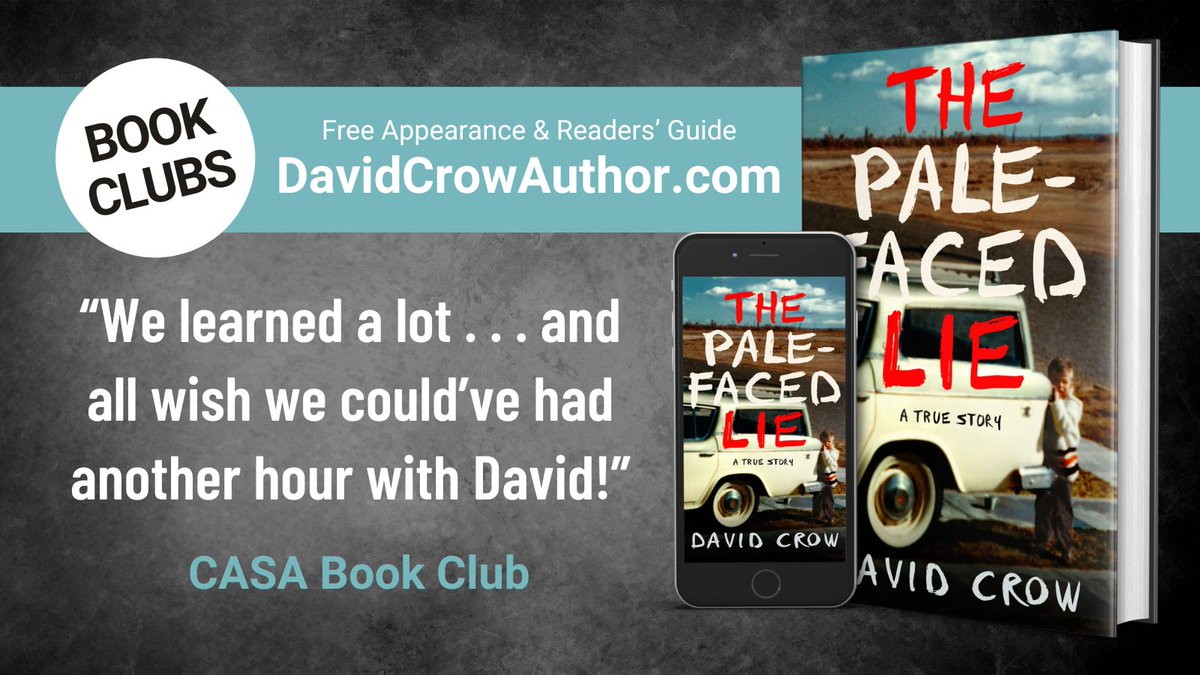 As always, I was thrilled to talk w a #bookclub. This one, a CASA (court-appointed special advocate for children), was extra special since the members work w children.🙏

Info on #readinggroup appearances: davidcrowauthor.com/book-clubs

#memoir #TrueCrime #FamilyViolence #inspirational