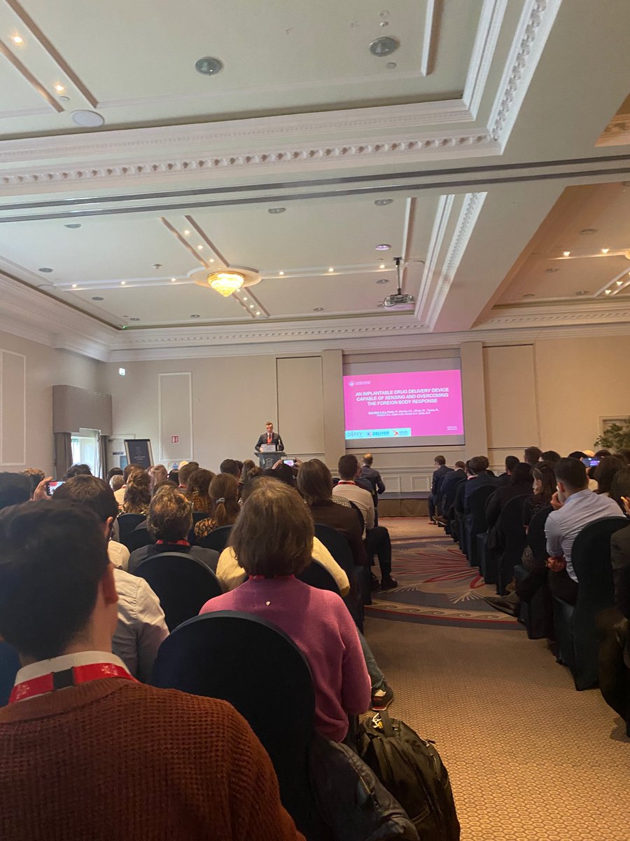 gduffy00's tweet photo. A busy week for @Lu_Schreiber1 - from viva to a finalist in the @EngIrl_Biomed Research Medal ! Very proud of Lucien and @NiamhAWard as they expertly showcase our Type 1 diabetes research. https://t.co/Ai3ReoNS38