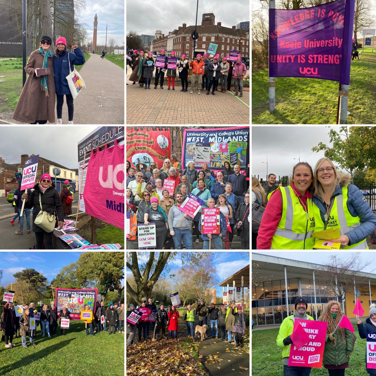 - Regional NEC represent & support regional branches. I chair West Mids & have attended meetings, pickets or demos at @UoNUCU, @NorthantsUCU, @UCU_DMU, @AstonUCU, @BirminghamUCU, @UCU_NewmanUni, @StaffsUCU, @KeeleUCU, @WolvesUCU & @WorcesterUCU, & supported local disputes #UCUNEC