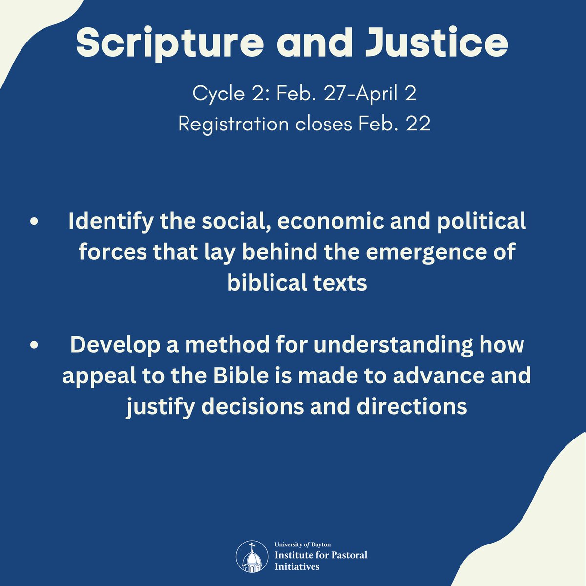 VLCFF's tweet photo. One of the courses available for Cycle 2. Visit our website linked in bio for more information! #vlcff #learnonlineonyourtime #dayton #catholic #lifelonglearning https://t.co/fCh8K5D6Wr