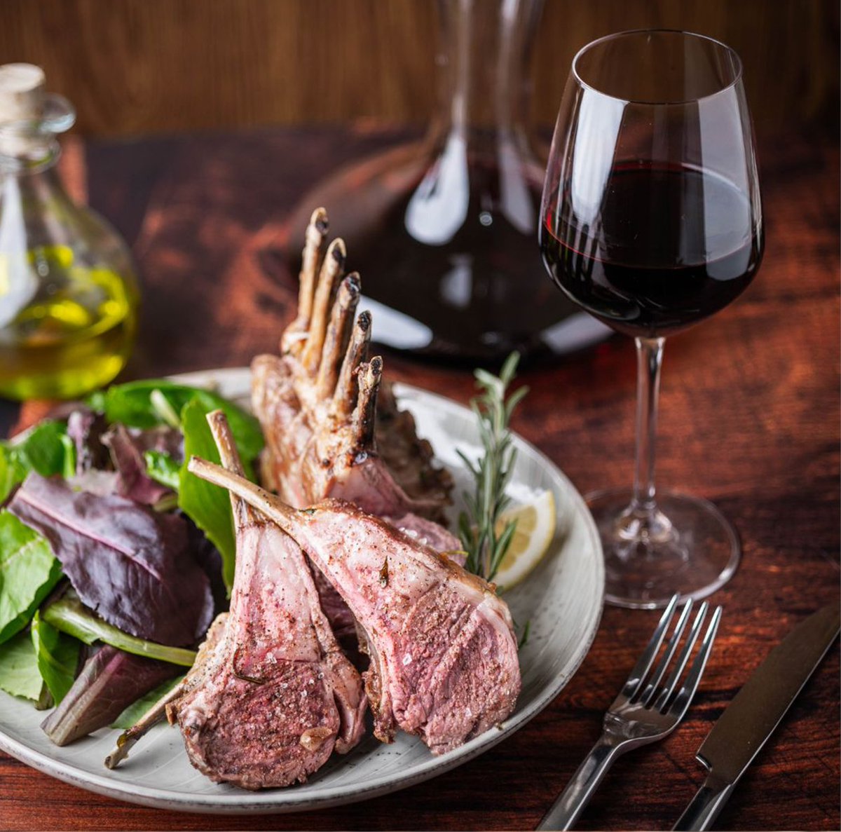 Syrah and lamb are a match made in heaven The layered notes of earth, chocolate, and hints of anise in the Gilgal Syrah 2018 Syrah pair perfectly with the full spectrum of fatty and succulent flavor that lamb offers, uplifting all those spices.