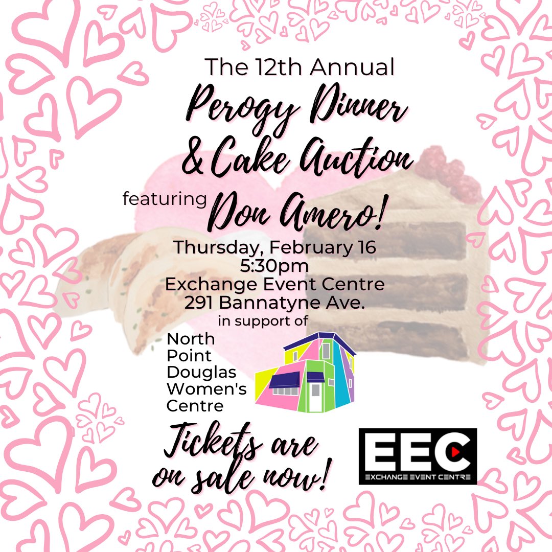 Tickets for the 12th Annual Perogy Dinner &amp; Cake Auction are on sale now! Get yours here: ticketweb.ca/event/12th-ann…