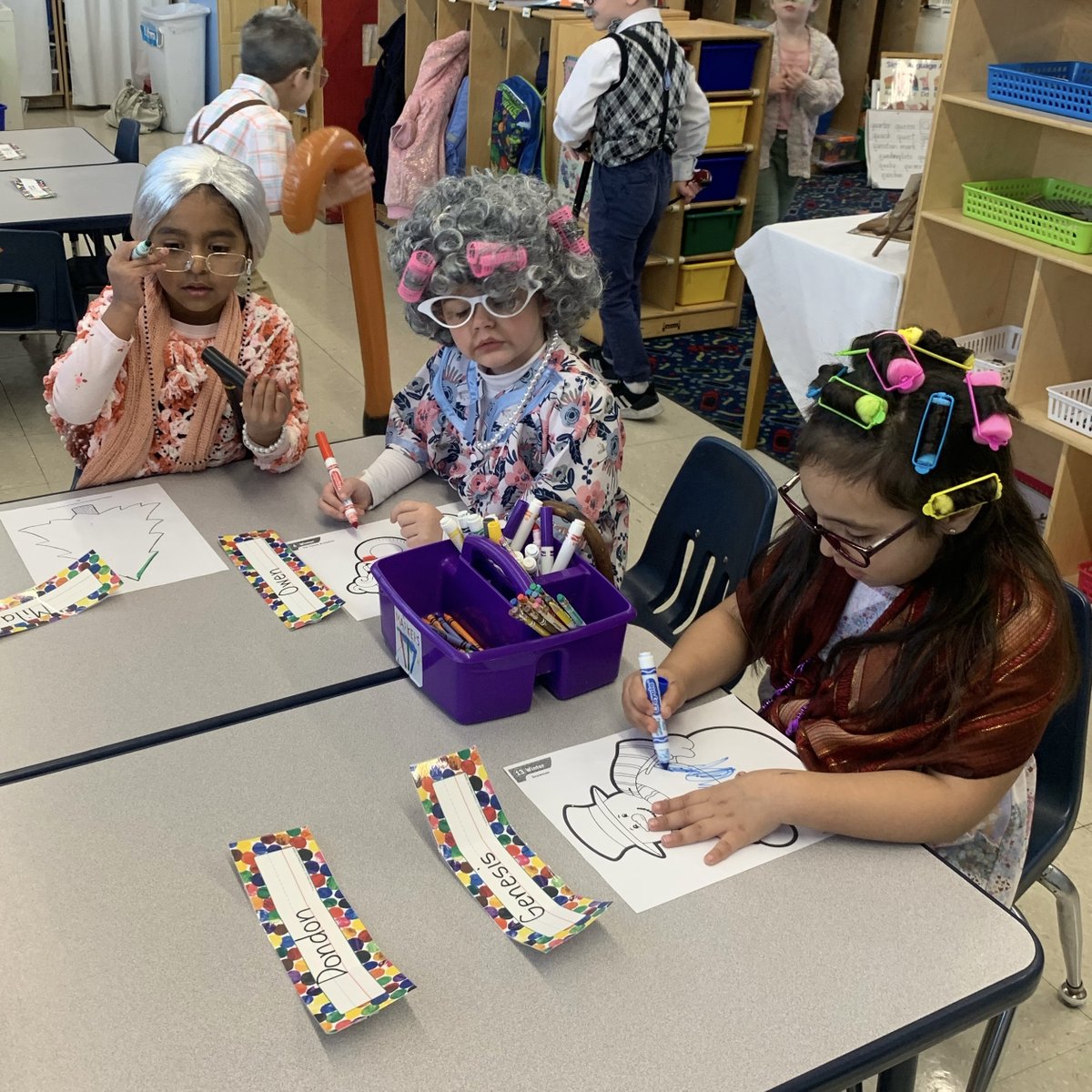 allsaintsba's tweet photo. Time flies by quickly, and our PreK students are showing their age. 100 days of school=100 years old! #totaleducationalexperience https://t.co/t1gX3cLvV1