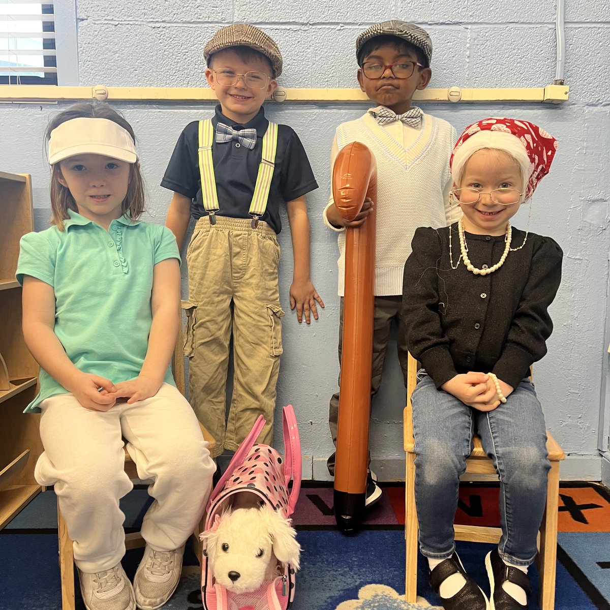 allsaintsba's tweet photo. Time flies by quickly, and our PreK students are showing their age. 100 days of school=100 years old! #totaleducationalexperience https://t.co/t1gX3cLvV1
