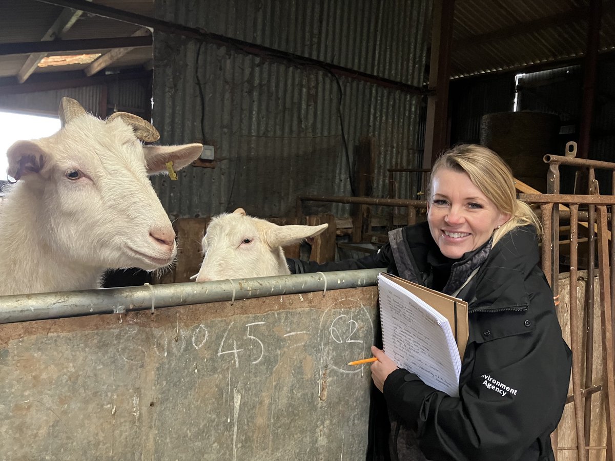 We don't 'kid' around when it comes to our farm inspections 🐐 Our Agricultural Regulation Inspection officers met these lovely creatures today when they were out in #Herefordshire Our officers are helping farmers to make the right choices to help protect the #environment