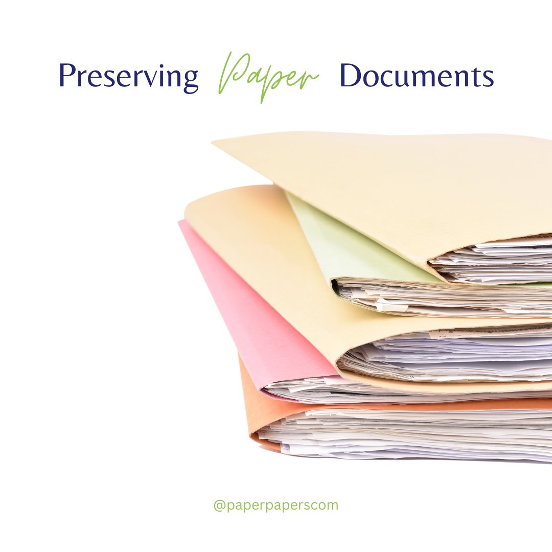 Want to learn more about how to preserve your paper documents? Make sure to check out the best practices to do so on our blog!

paperpapers.com/news/preservin…

#creativesofinstagram #planetfriendly #goinggreen #shopethical #greenproducts #sustainableproduct