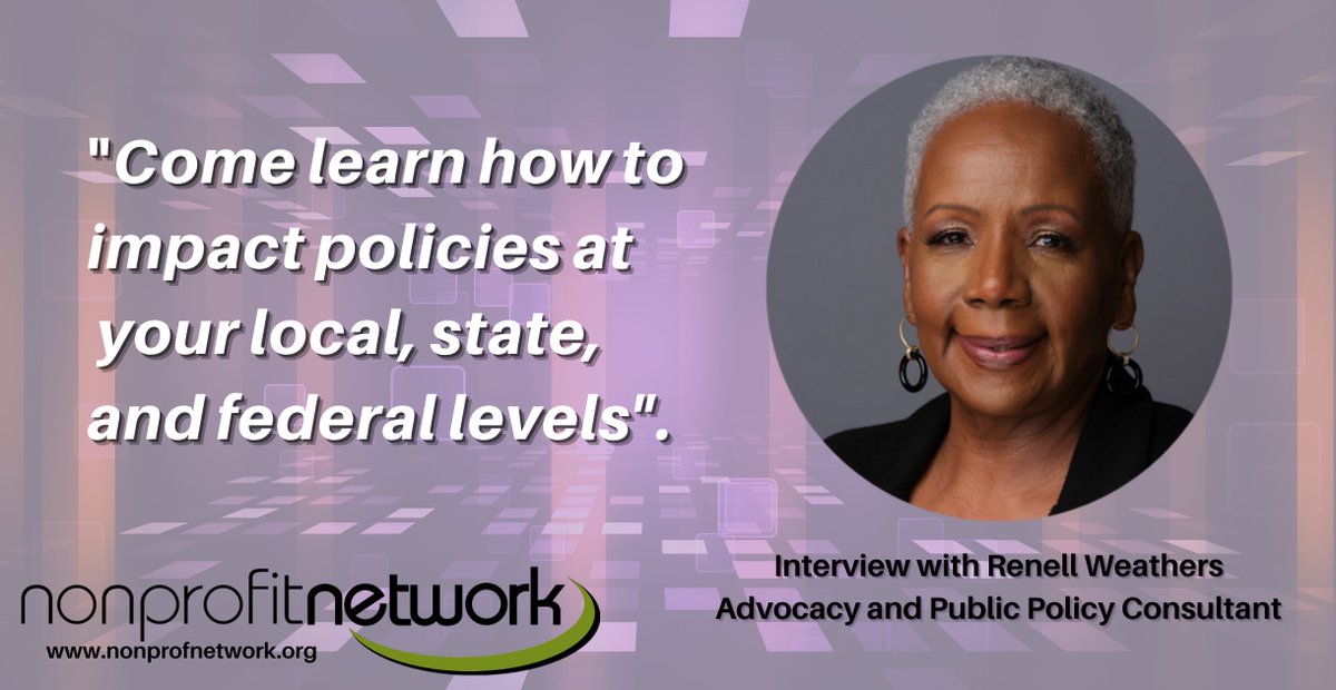 Listen to our 10 minute interview with <a href="/Renell11/">Renell</a> and learn how to impact policies at your local, state and federal level. #nonpartisan #advocacy 
vimeo.com/793131544