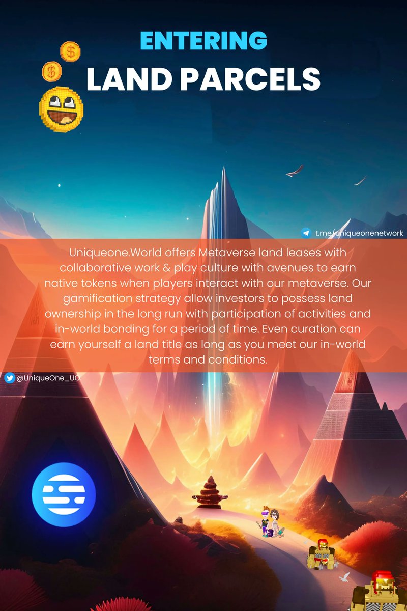 PedroVenancio72's tweet photo. THE UNIQUEONE WORLD
@UniqueOne_UO
plans to be the first mover advantage on 
@NEARProtocol
Ecosystem alongside 
@realitychain
which enables users to explore realistic interactions virtually. The team will build a 2D world from scratch
#uniqueoneworld
#uniqueone
#uon
#Metaverse https://t.co/9duLMPZPQT
