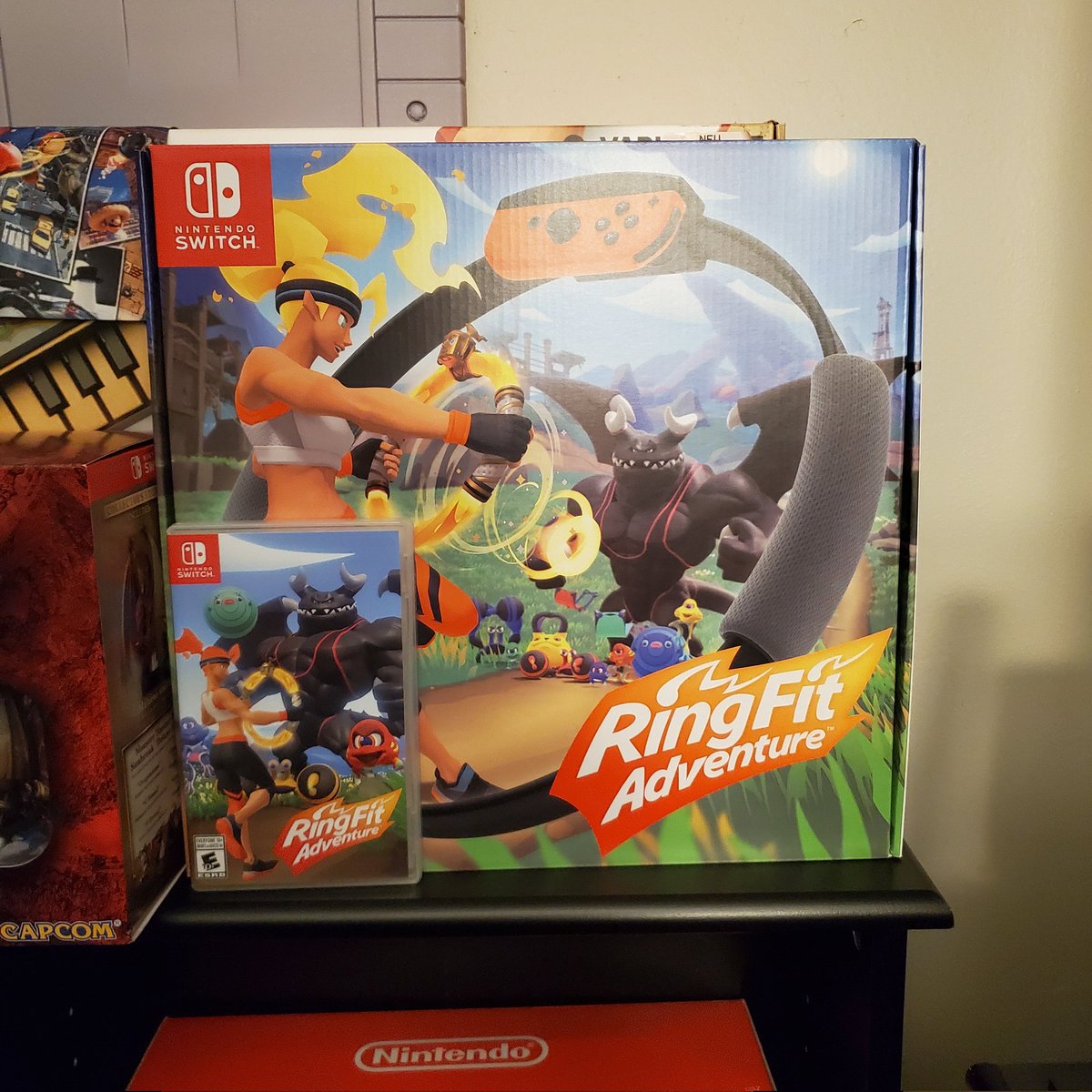 MouraBros's tweet photo. Funtastic Friday
Ring-Con from Ring Fit Adventure
#funtasticfriday #Nintendo #nintendoswitch #switcholed #switchlite #ringfitadventure #ringcon #legstrap #fitnessgame #healthmeter #yogaposes #wiifit #wiifittrainer https://t.co/OiFWmSRxfF