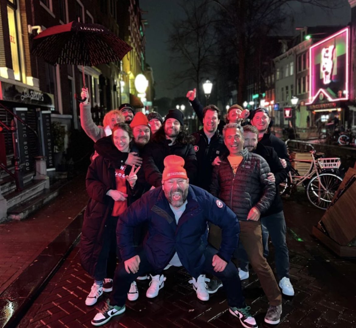 VivaLaStool's tweet photo. “Easily one of the funniest nights of my life” -@bertkreischer https://t.co/w3Wv38EIcL
