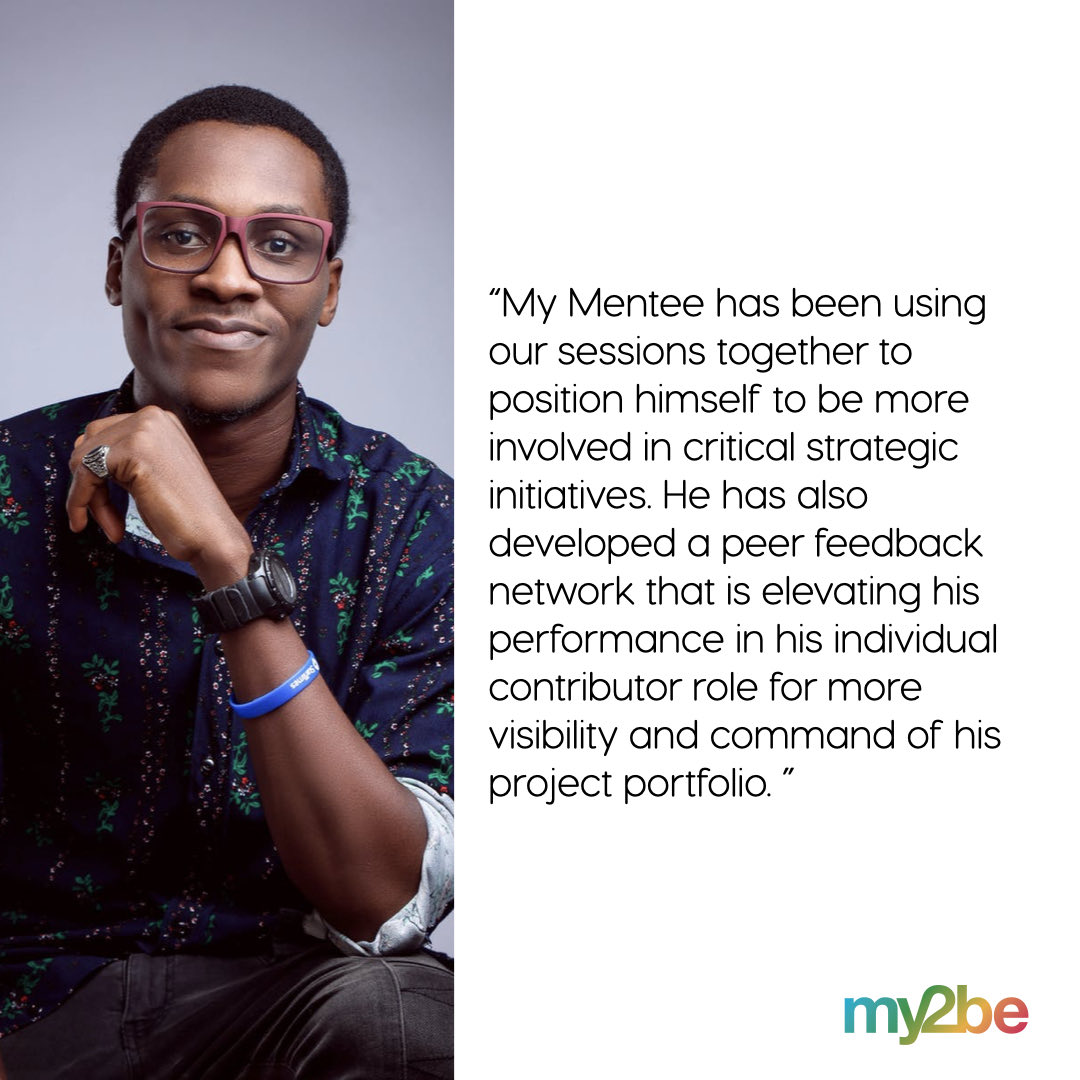 Elevate performance, build networks, create leaders with one platform <a href="/my2be_/">my2be</a> #NationalMentoringMonth