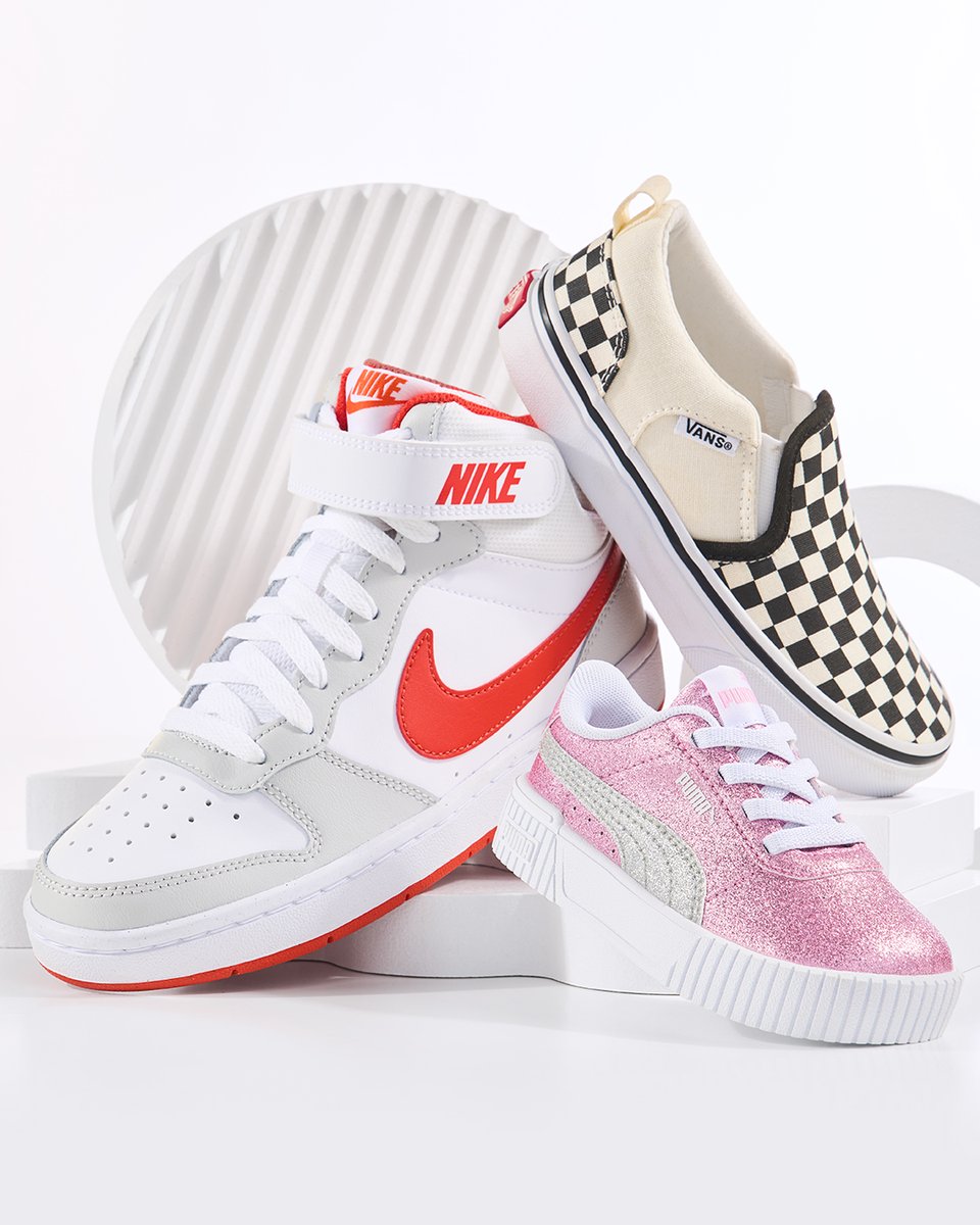 Cool kids need cool sneakers, like these favorites from Nike, Vans & PUMA.  cur.lt/d98ivwkr8