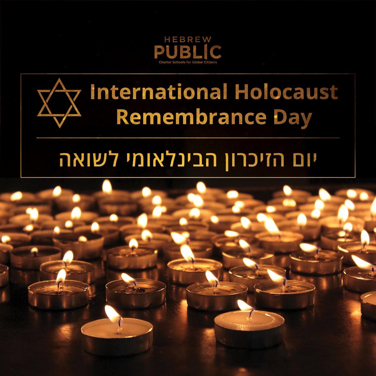 Today and always, we remember all those innocent lives lost. Learn from the past. Protect the future. 

#NeverAgain #WeRemember #HolocaustRemembrance #InternationalHolocaustRemembranceDay