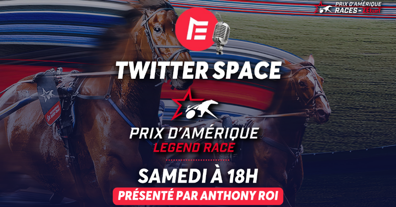 equidia's tweet photo. #TwitterSpace 💬 

Prêts à faire monter la pression autour du #PrixDAmérique #LegendRace - Finale des @PDARacesZEturf ? 🔥 

On vous attend ce soir à 18h ! https://t.co/lYlMGGZyFi