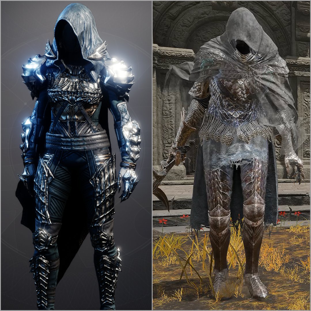 i tried to make a black knife assassin set from elden ring for hunter , how  is it ? : r/DestinyFashion