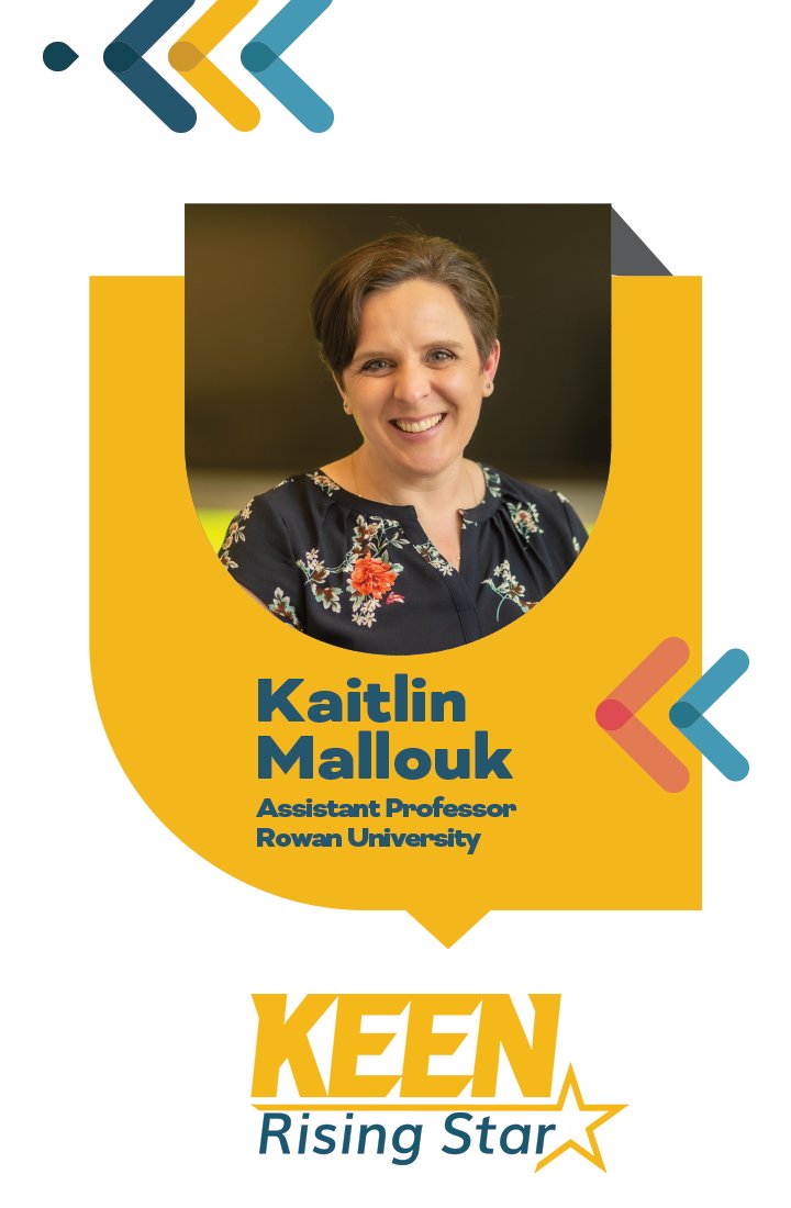 Shout out to <a href="/ProfMallouk/">Kaitlin Mallouk (she/hers)</a> @Rowan University! She received the national Rising Star Award for continuously innovating her pedagogy to improve student experiences, and exploring best practices for developing future engineers. #KNC2023 bit.ly/KNC23RS