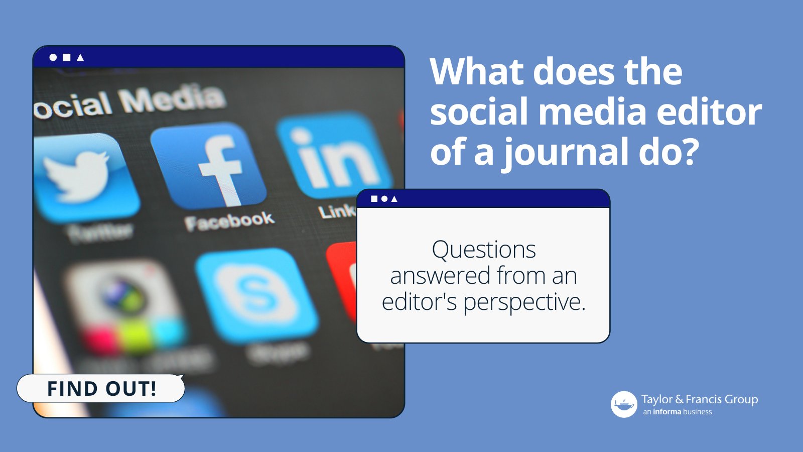 T&amp;F STEM on X: &ldquo;Wanting to combine your love for both social media 