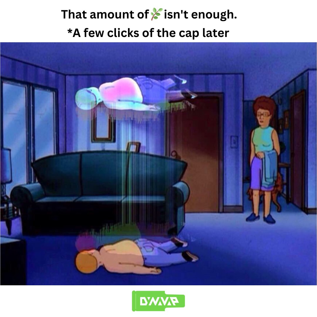 DynaVap's tweet photo. When you thought your 🌿 game was strong, but then you try a Dynavap.

Tag a friend who needs to upgrade their 🌿game

#dynavap #vapelife #efficiency #potency #vapenation #satisfactionguaranteed #vapecommunity #vapeon #smoothhit #portablevape #powerinapocket #memes https://t.co/oNmCx0CMkm