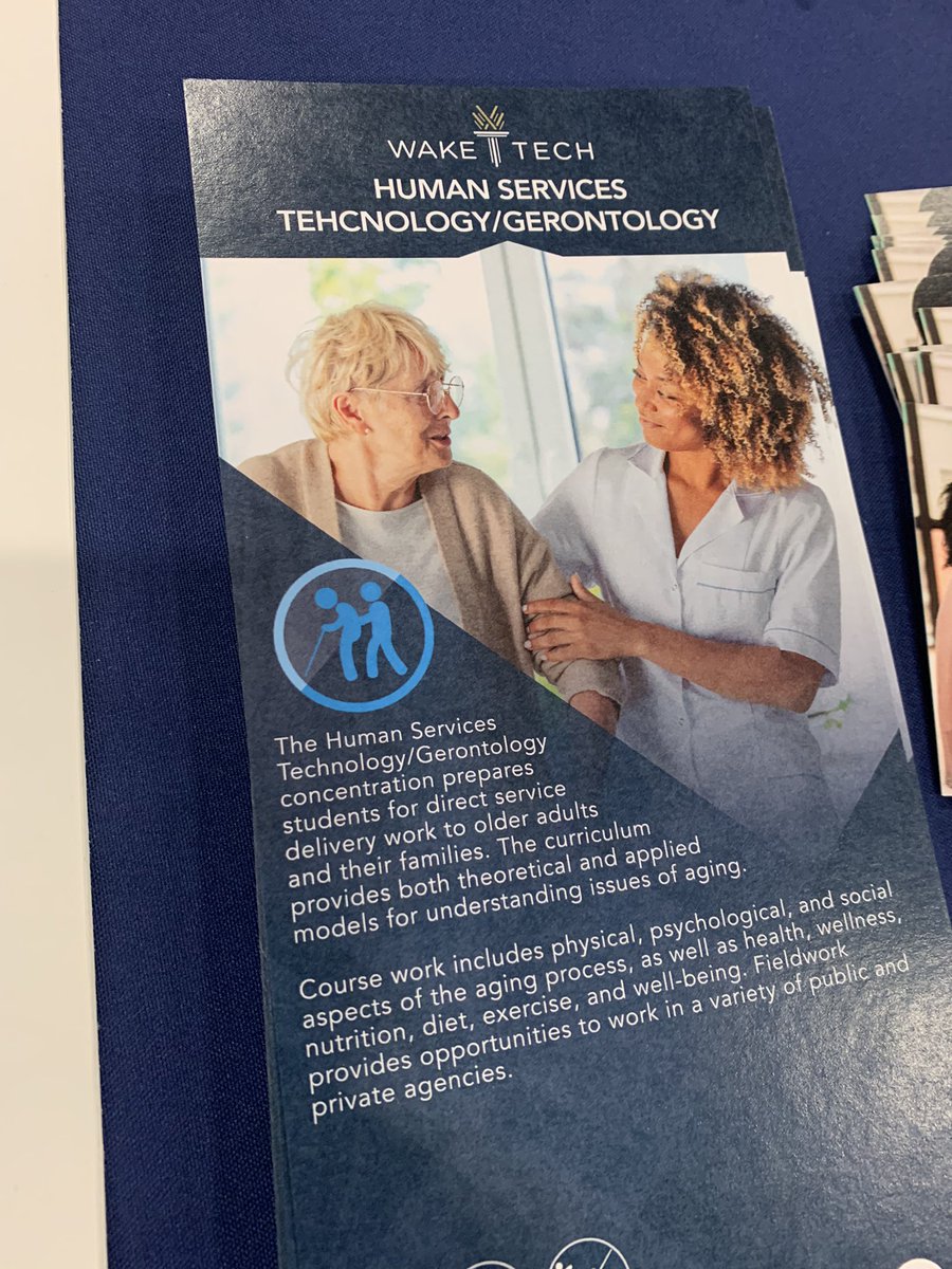 LaurieCl13's tweet image. Great information about the gerontology certificate program at @waketechcc here at the @WendellNC community health fair!